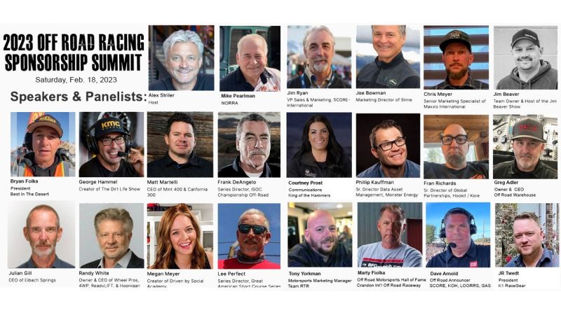 2023 Off Road Racing Spring Sponsorship Summit